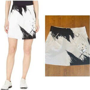 Size 14 Jamie Sadock athletic golf tennis pickleball Canvas Printed Crunch skirt